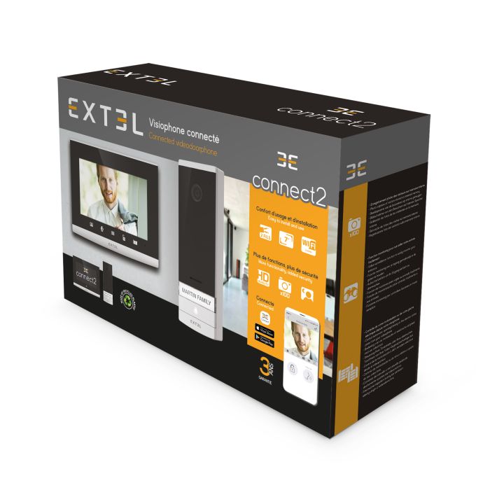 Schnurgebundenes und verbundenes Bildtelefon mit QR Code - Connect 2 - Extel - 720324