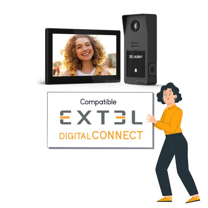 Titangraue Schale für Digital Connect Türstation - Extel - 720341