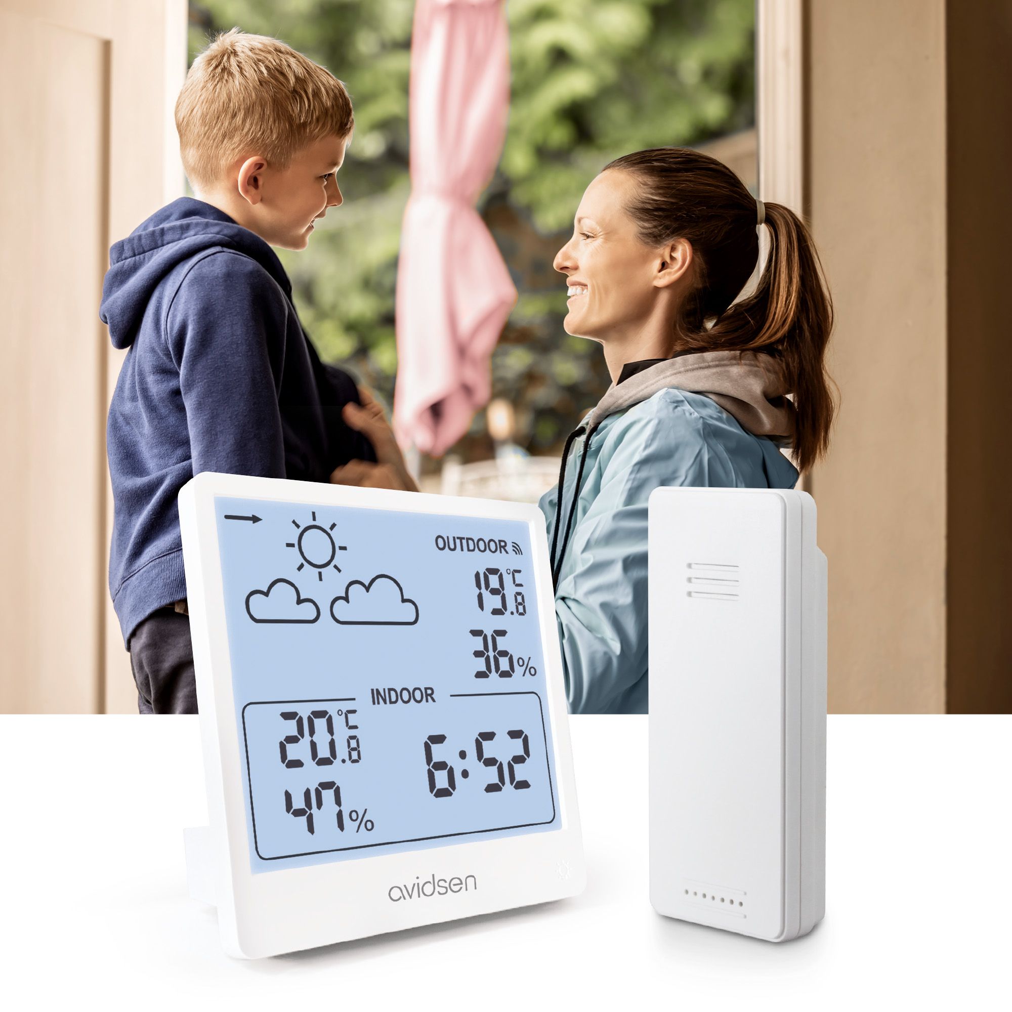 Behalten Sie das Wetter zu Hause im Auge