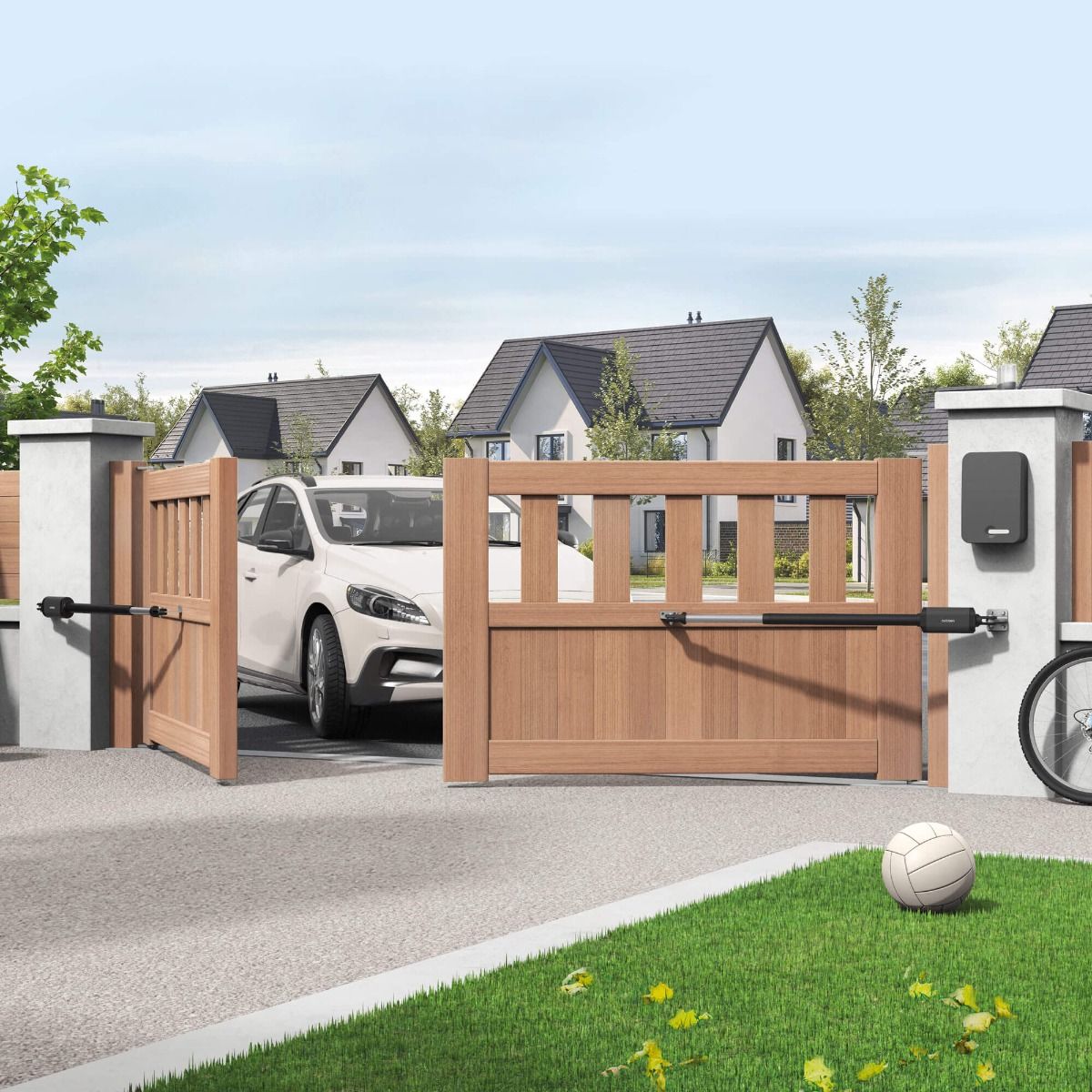 Öffnen Sie Ihr Tor über Ihre Audio- oder Video-Türsprechanlage