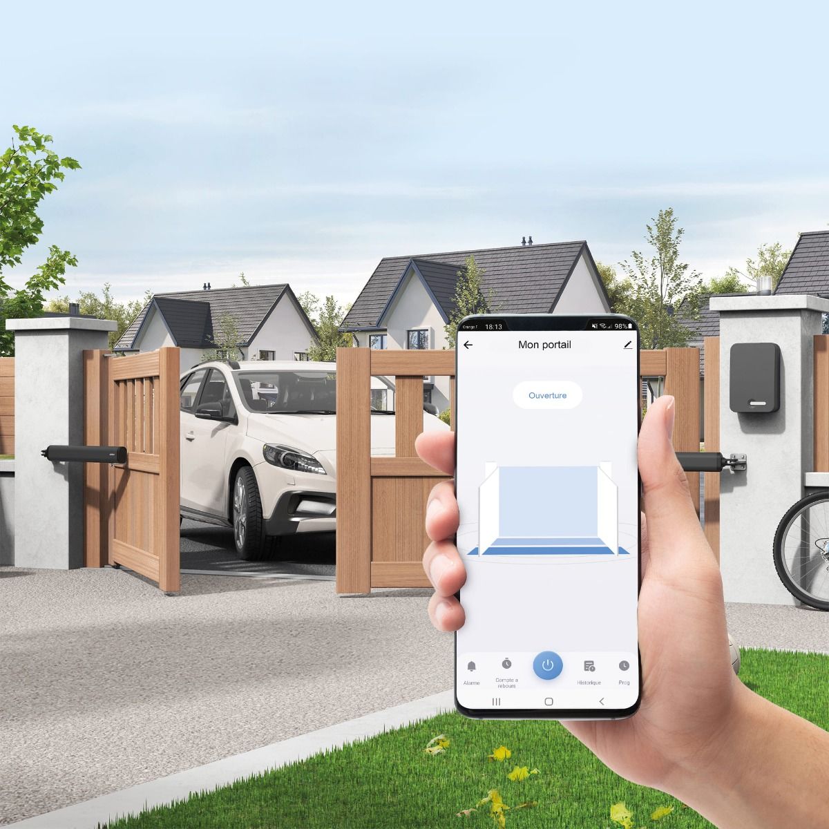 Kontrollieren Sie den Zugang zu Ihrem Haus über Ihr Smartphone