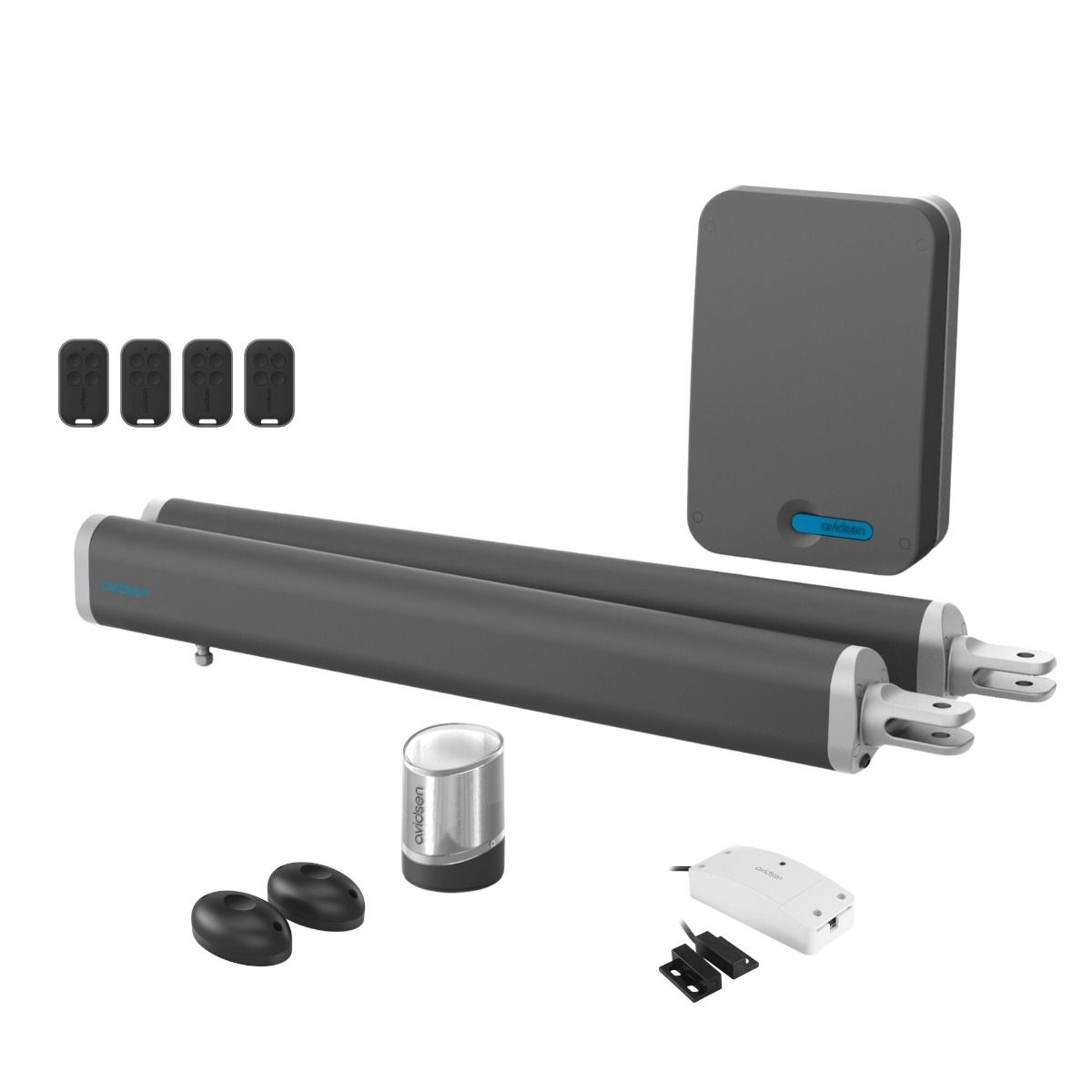 Ein komplettes Set für einen vernetzten Flügeltorantrieb