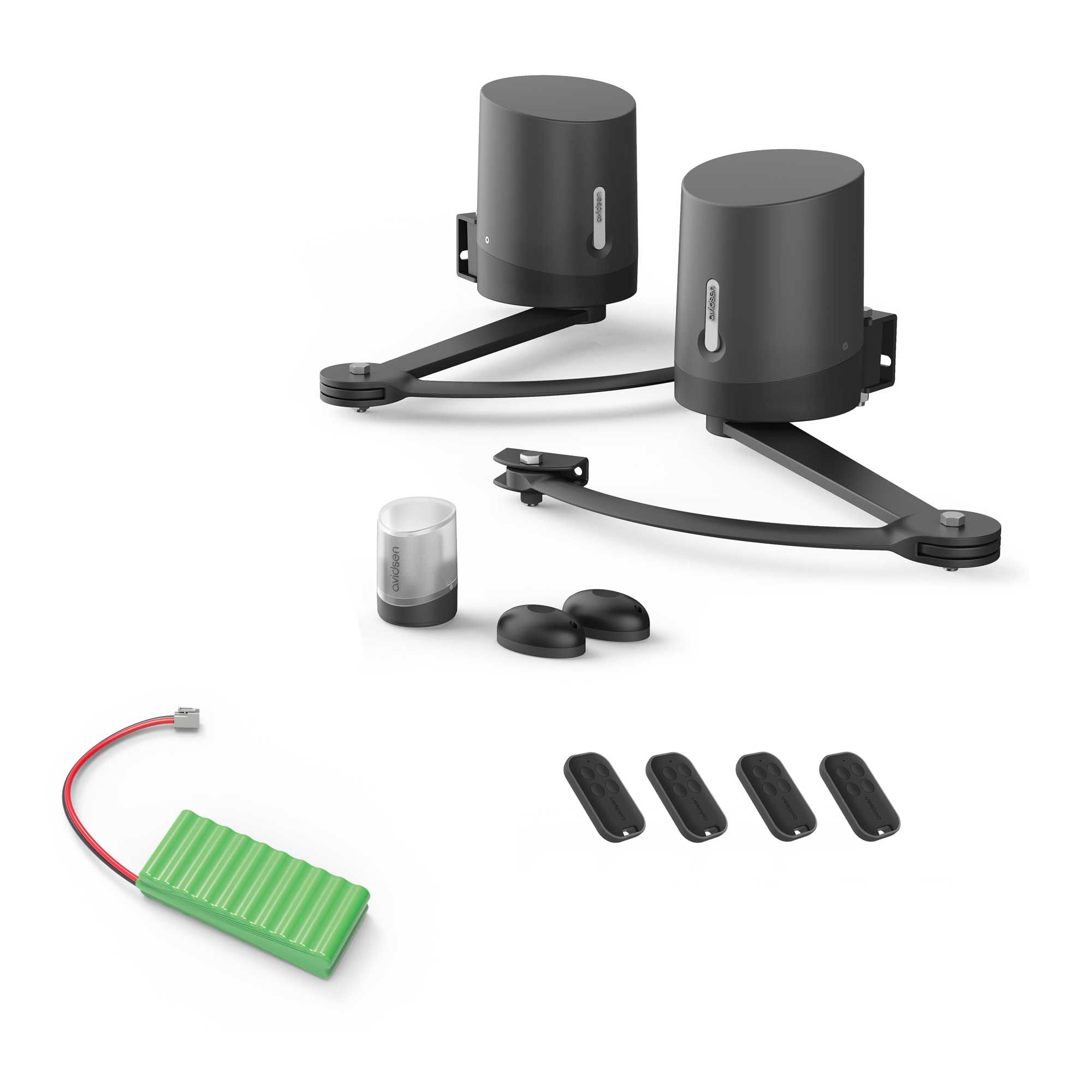 Mit dem ORANE 510 + Akku geht dein Tor auch bei Stromausfall auf