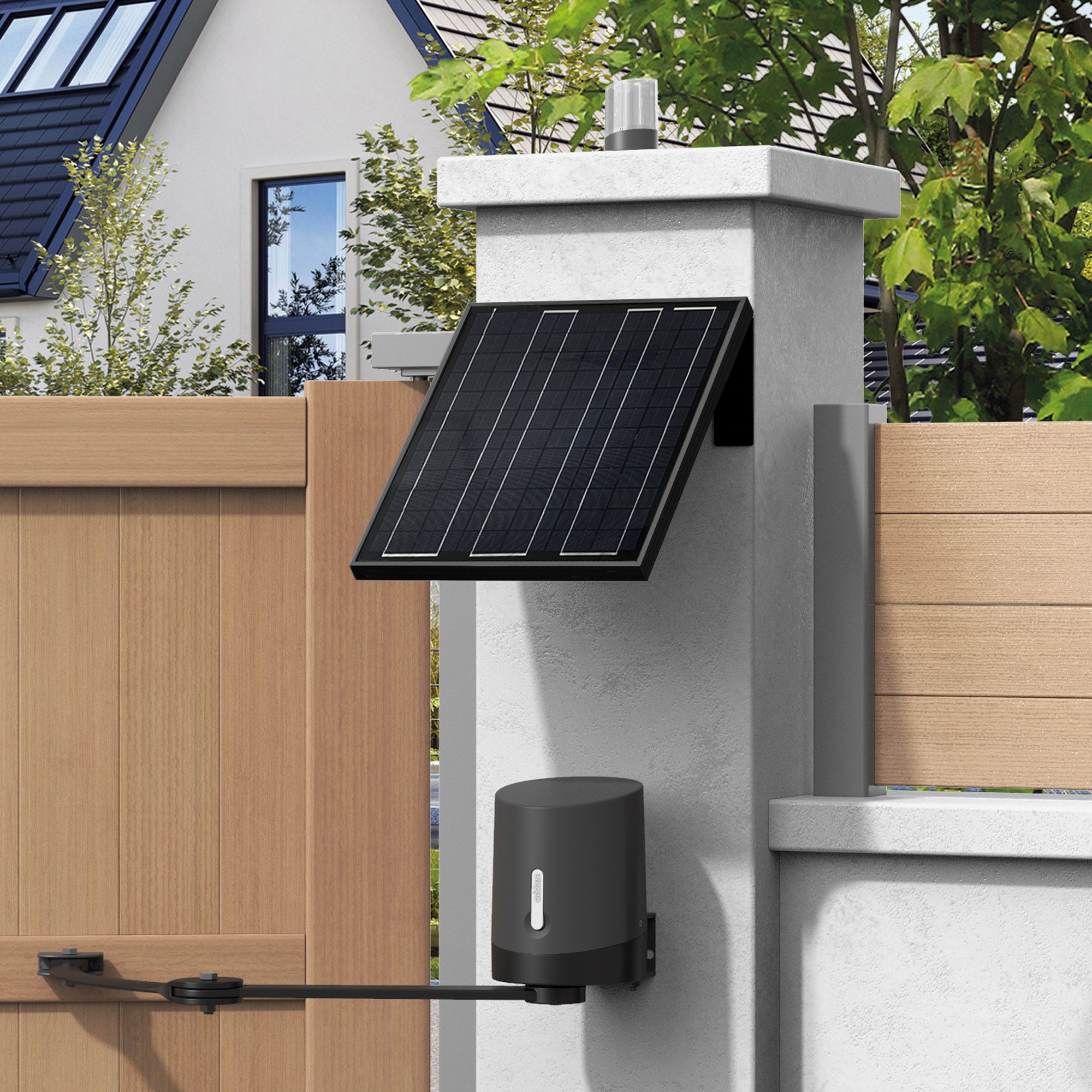 Eine kompakte, attraktive Solarstromversorgung