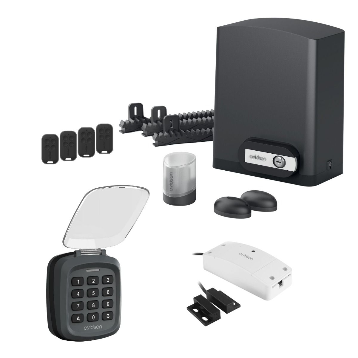 Un kit de motorisation connecté pour portail coulissant