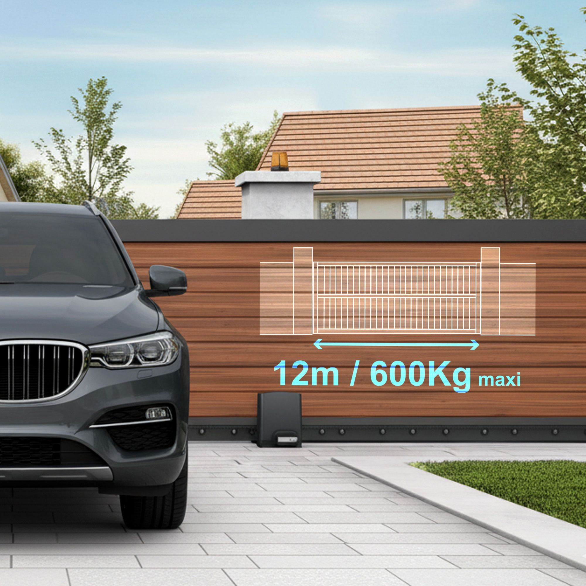 Ein starker Motor für ein XXL-Tor