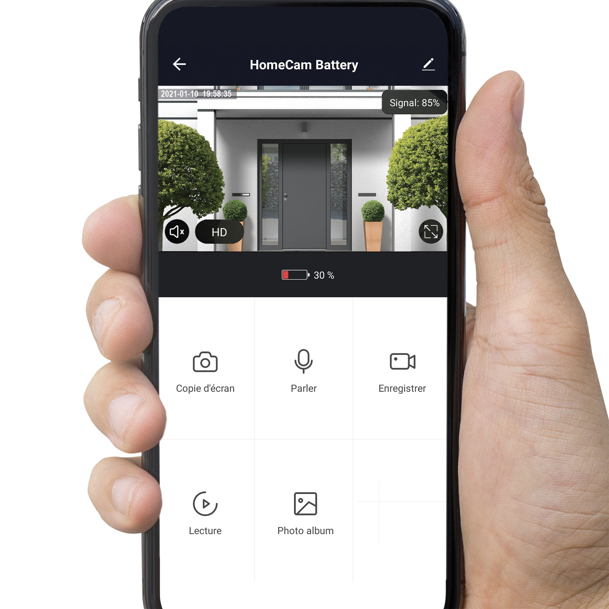 Ich schütze mein Zuhause mit meinem Smartphone