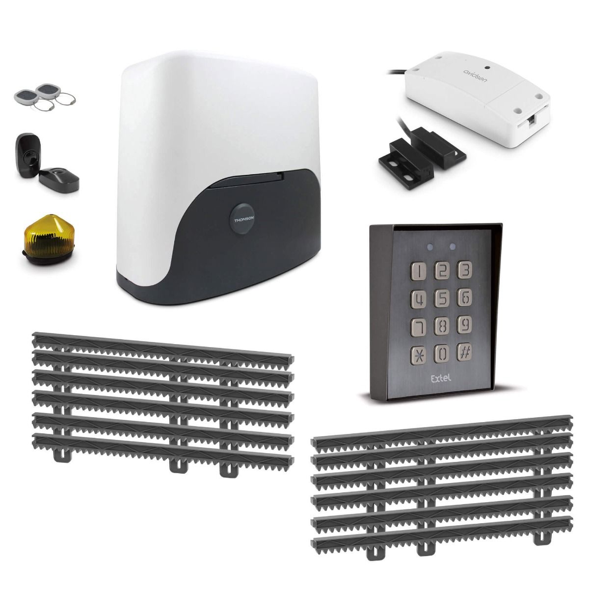 Ein komplettes Set für dein 6 m langes Tor