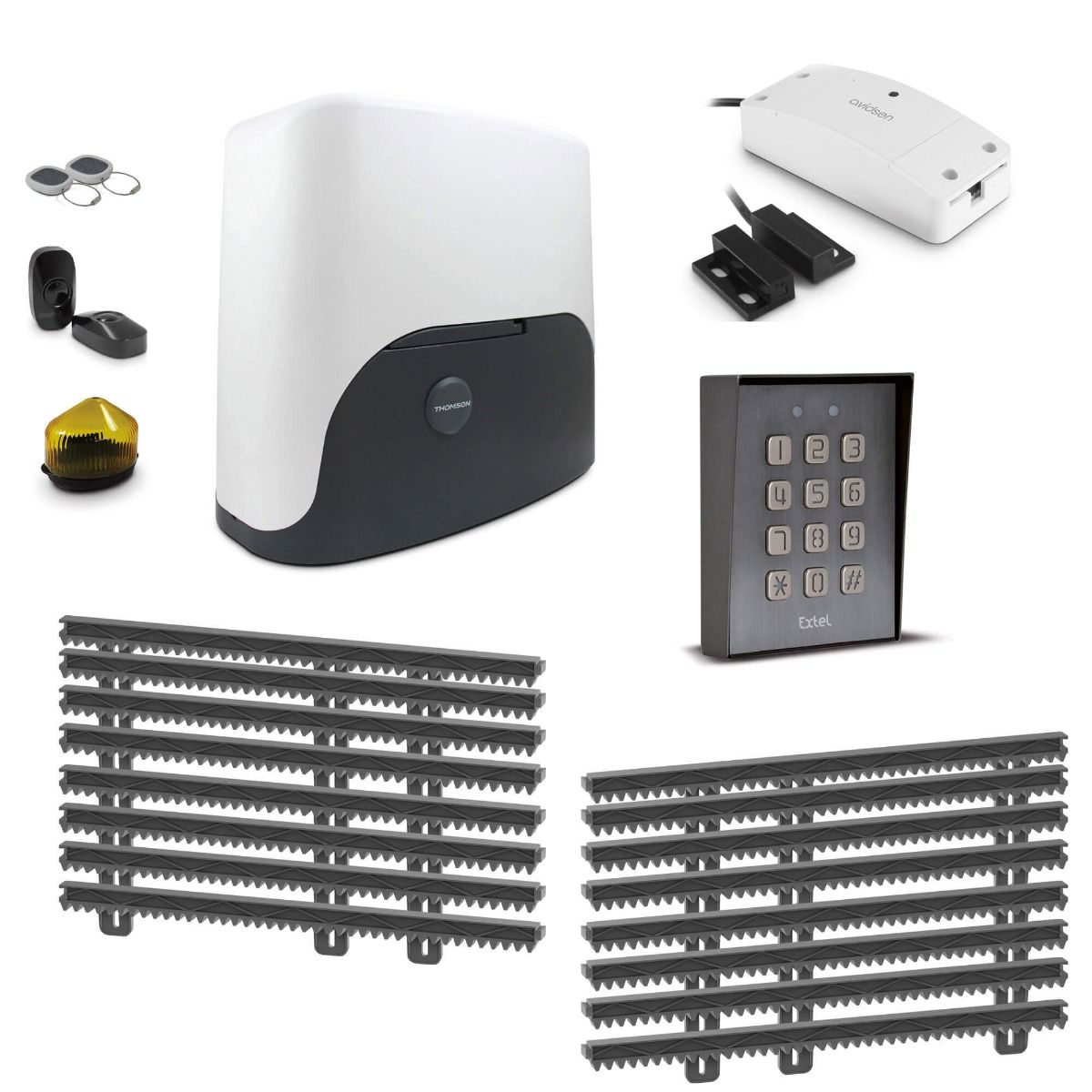 Ein komplettes Set für dein 8 m langes Tor