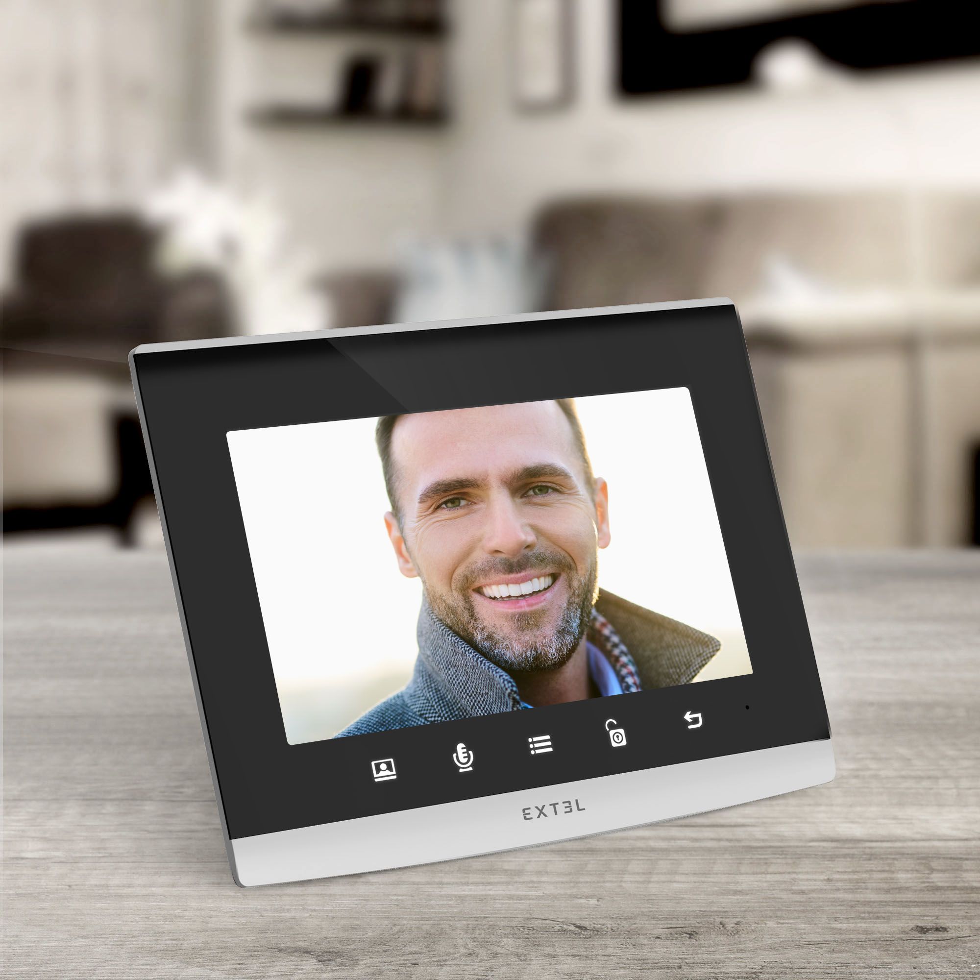 Ein drahtloses Gegensprechanlage, das einfach zu installieren ist