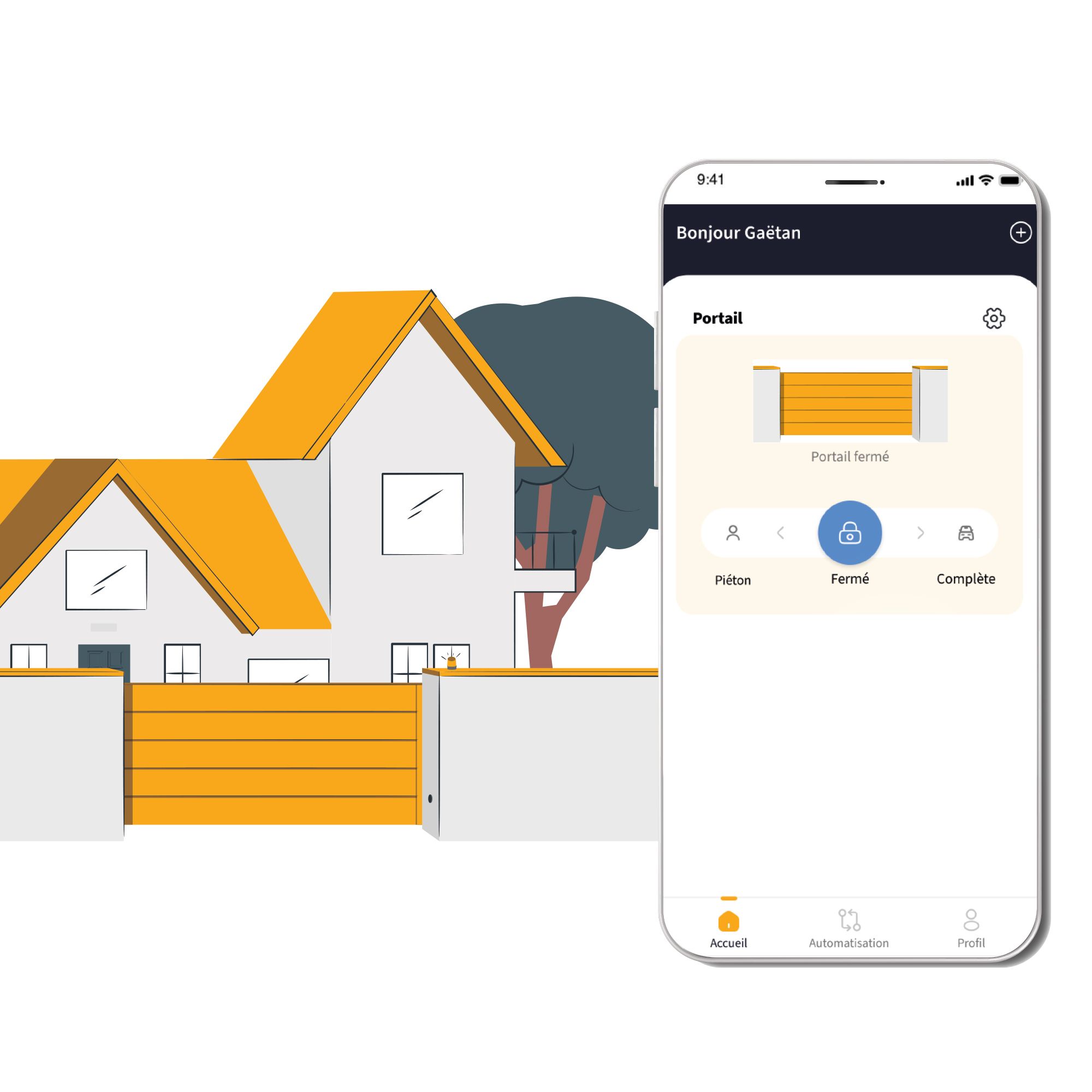 Alles läuft über die kostenlose App Extel Umii.