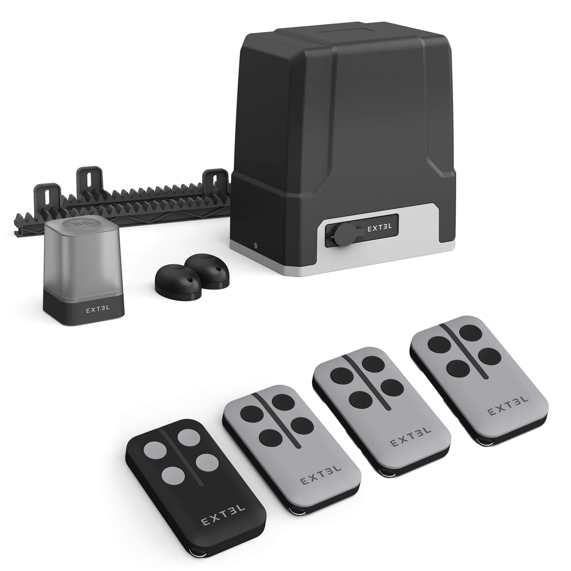 Un kit de motorización para puerta corredera conectada + 2 mandos a distancia de regalo