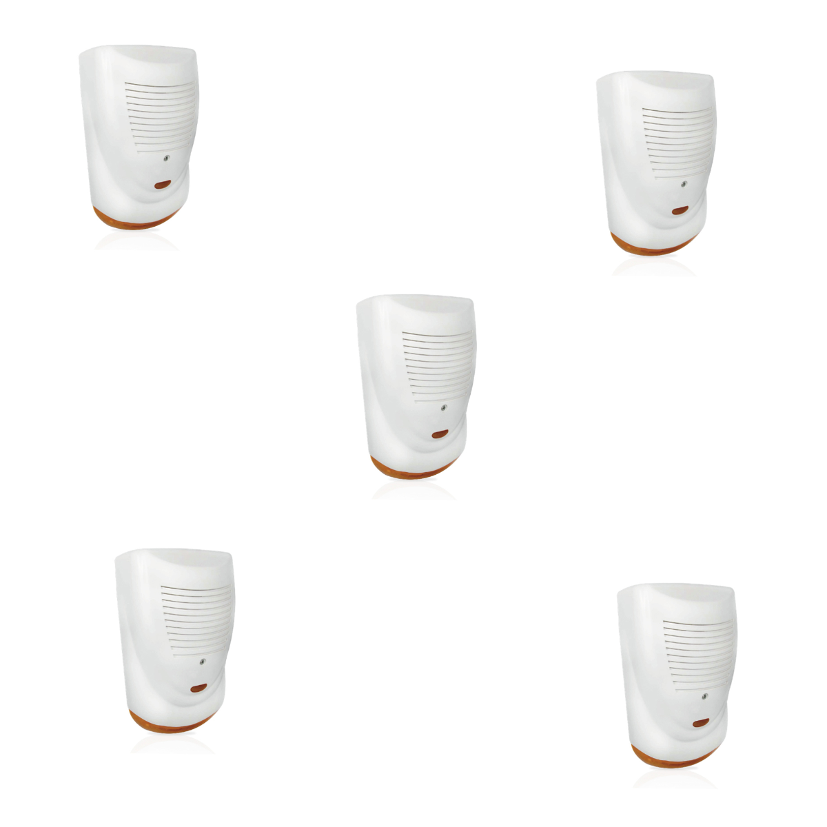 Set mit 5 Alarm-Attrappen für den Innen- und Außenbereich