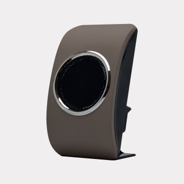 Loobs Touch drahtloser Klingelton 200 m Reichweite. mobil 6 Klingeltöne Ihrer Wahl einstellbare Lautstärke IP44 Farbe taupe braun - Extel - 081733