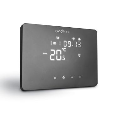 Verkabelter Wifi-Thermostat schwarz - HomeTemp - Avidsen - 127073