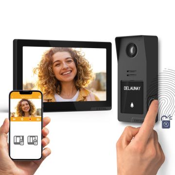 Angeschlossenes kabelgebundenes Videotelefon mit Fingerabdruck - Digital Connect - Extel - 720335