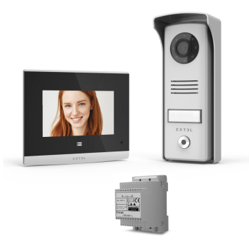 Kabelgebundene Gegensprechanlage Extel Compact mit modularem Adapter
