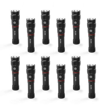 12er-Set wiederaufladbare Taschenlampen „Slyde King“ – Nebo