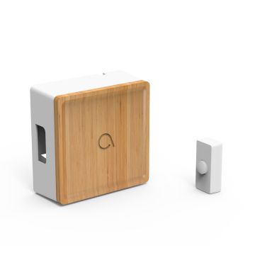 Verdrahteter Klingelknopf Bamboo im Ökodesign - Avidsen - 102506