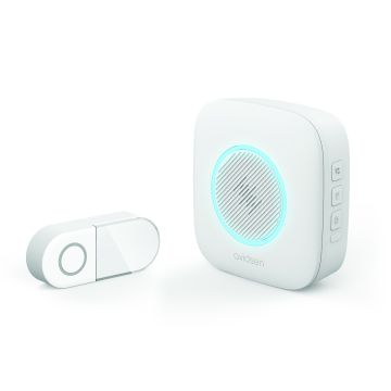 Drahtloser Gong mit Blinklicht und Batterie, Reichweite 200 Meter - Avidsen - 102507