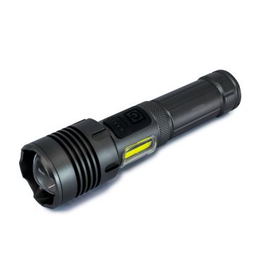 Wiederaufladbare Taschenlampe Teleskop-Zoom 1200 Lumen 7 Leuchtmodi - Avidsen - 103645