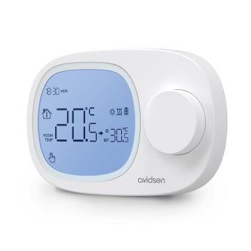 Kabelgebundenes programmierbares Thermostat für Heizkessel, Wärmepumpen und nicht umschaltbare Klimaanlagen – 103960 – Avidsen