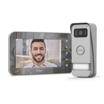 Maya 2-Draht-Farbbildtelefon im Öko-Design mit zwei Bedienelementen mit Spiegeleffekt - Avidsen - 112291
