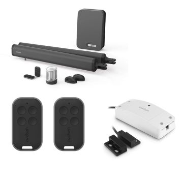 Vernetzter Antrieb für Flügeltore Teha 410 + 2 extra Fernbedienungen