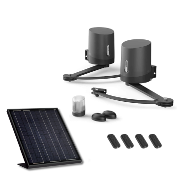 Motorisierung für Flügeltor Avidsen ORANE510 + Solar-Set + 2 zusätzliche Fernbedienungen (insgesamt 4)