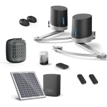 Solarantrieb für Drehtore Avidsen ORANE SE+ Digicode + 2 zusätzliche Fernbedienungen (3 insgesamt)
