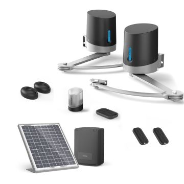 Motor für Flügeltore Avidsen ORANE SE + Solar Kit + 2 zusätzliche Fernbedienungen (3 insgesamt)