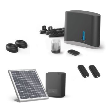 Solarantrieb für Schiebetor Zenia SE + 2 zusätzliche Fernbedienungen (3 insgesamt) - Avidsen