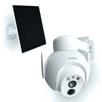 Motorisierte IP-Kamera für den Außenbereich 2,5K Solar auf Batterie HomeCam Battery 2,5 K PTZ - Avidsen - 127157