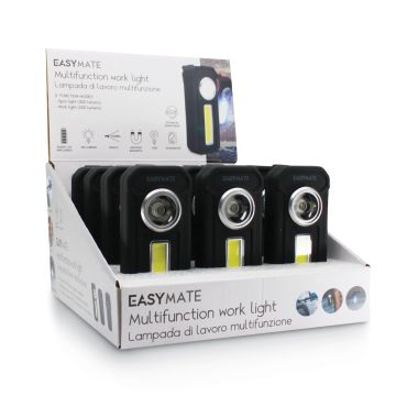 12 Multifunktionale Taschenlampe für freihändiges Arbeiten - Easymate - 330308
