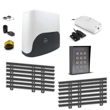 Vernetzter Antrieb für 7 m langes Schiebetor von Thomson + Digicode