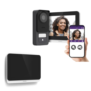 Gegensprechanlage Philips WelcomeEye Connect 3 + zusätzlicher Bildschirm