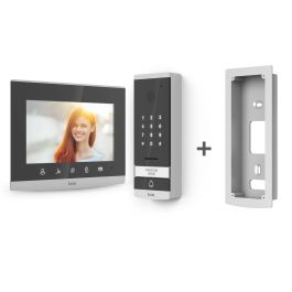 EXTEL Code 7 Zoll / 14 cm kabelgebundene Video-Gegensprechanlage mit eingebauter Codetastatur